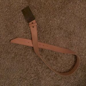 Custom handcrafted vegetable tanned leather belt fits sizes 34-39 USA